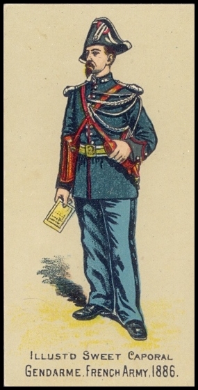 375 Gendarme French Army 1886